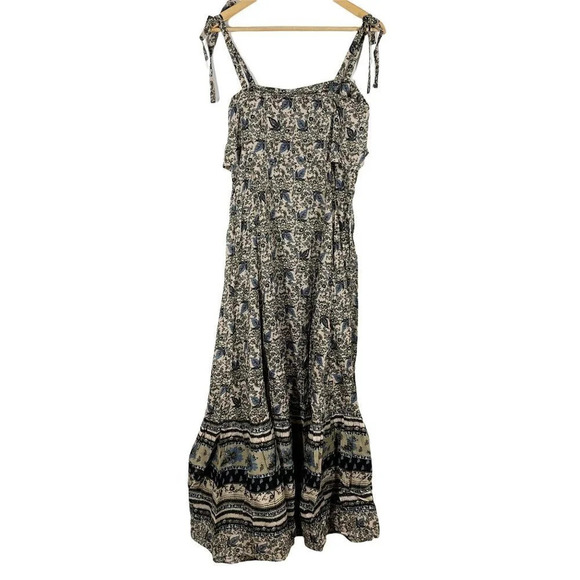 Free People NWT Tangier Babydoll Maxi Dress Size M Pullover Empire Waist Boho - Picture 3 of 9